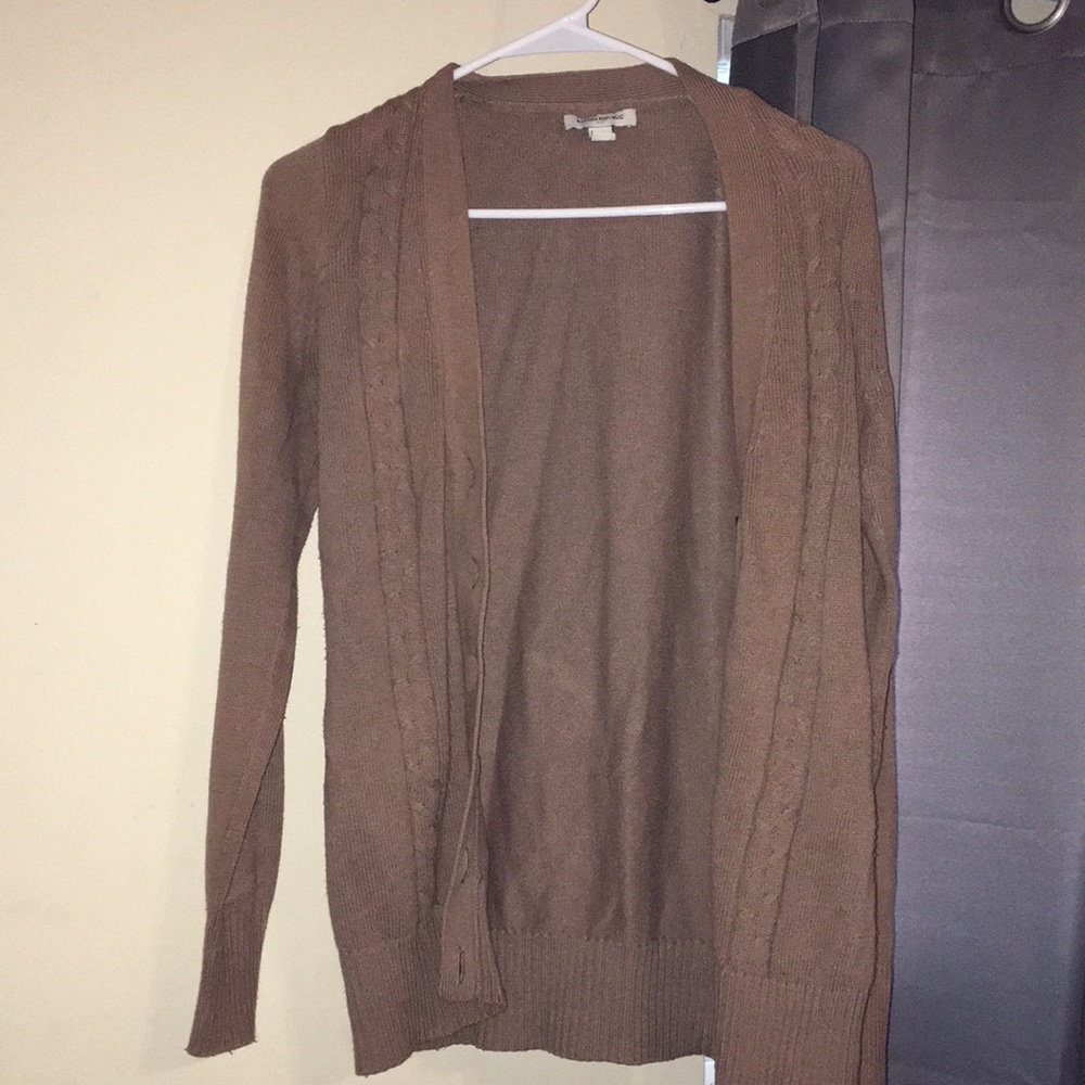 Camel colored cardigan